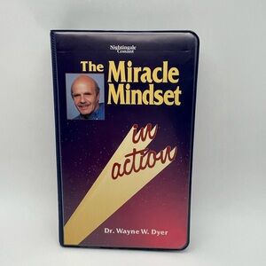 The Miracle Mindset In Action VHS Dr Wayne W. Dyer Nightingale